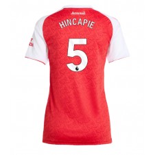 Arsenal Piero Hincapie #5 Hemmatröja Dam 2025-26 Korta ärmar
